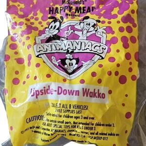 1993 McDonalds Animaniacs Upside Down Wakko New in Package